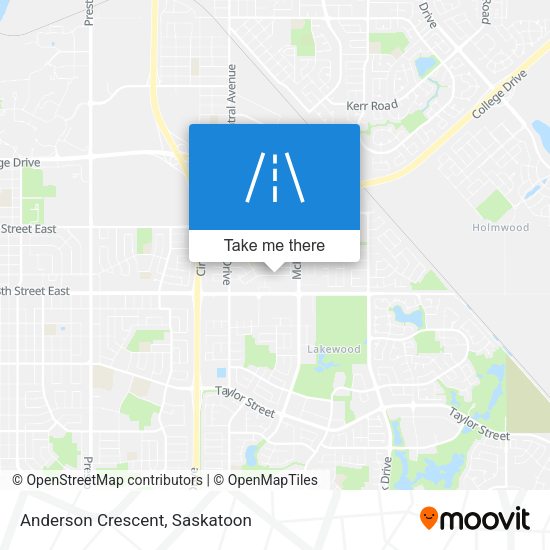 Anderson Crescent map