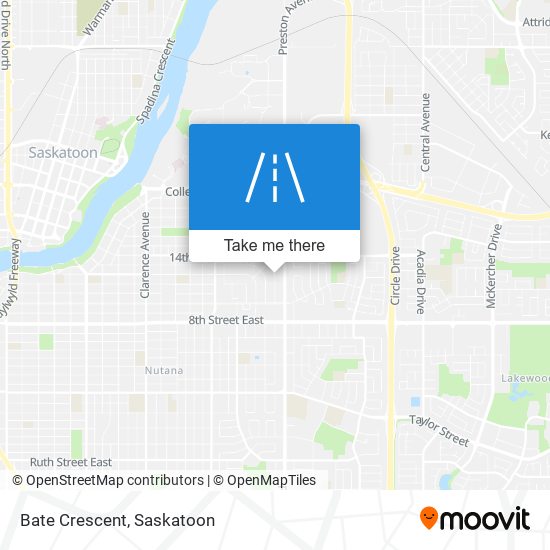 Bate Crescent map