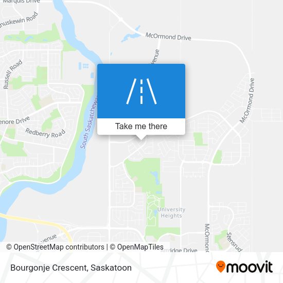Bourgonje Crescent map