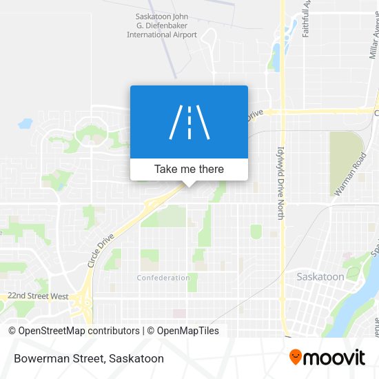 Bowerman Street map