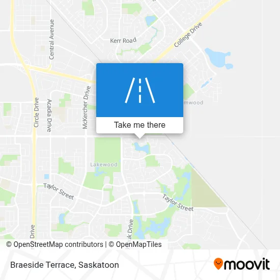 Braeside Terrace map