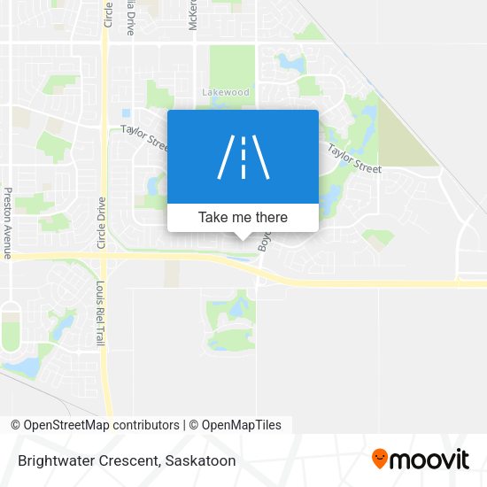 Brightwater Crescent map