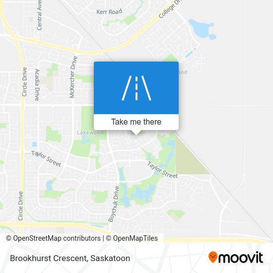 Brookhurst Crescent map