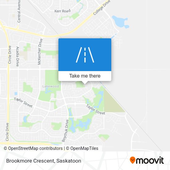 Brookmore Crescent map