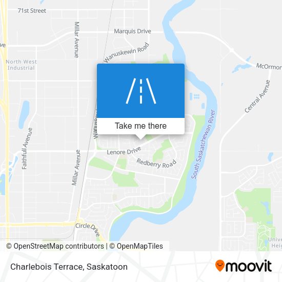 Charlebois Terrace map