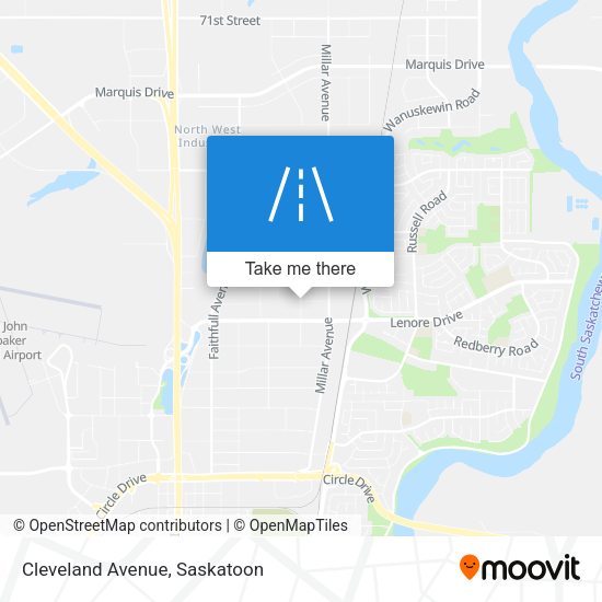 Cleveland Avenue map