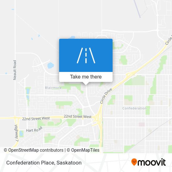 Confederation Place map