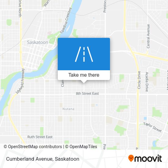 Cumberland Avenue map