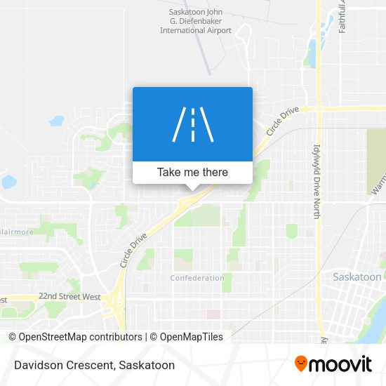 Davidson Crescent map