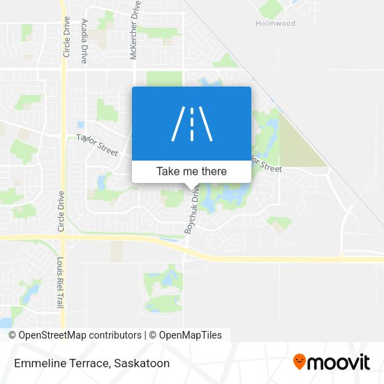 Emmeline Terrace map