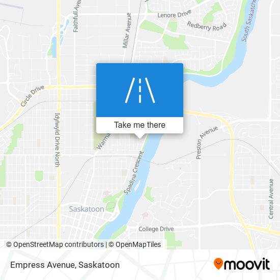 Empress Avenue map