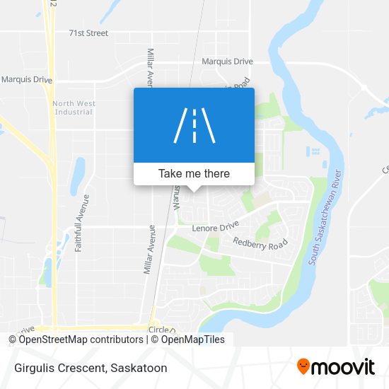 Girgulis Crescent map