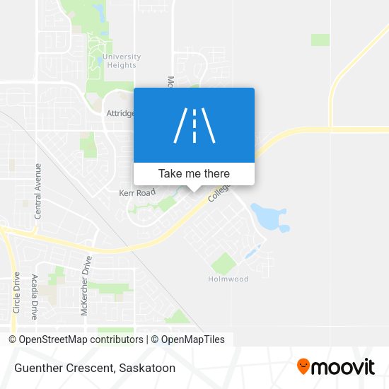 Guenther Crescent map