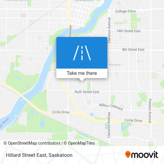 Hillard Street East map