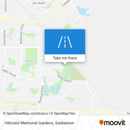 Hillcrest Memorial Gardens plan
