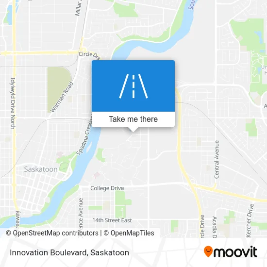 Innovation Boulevard map