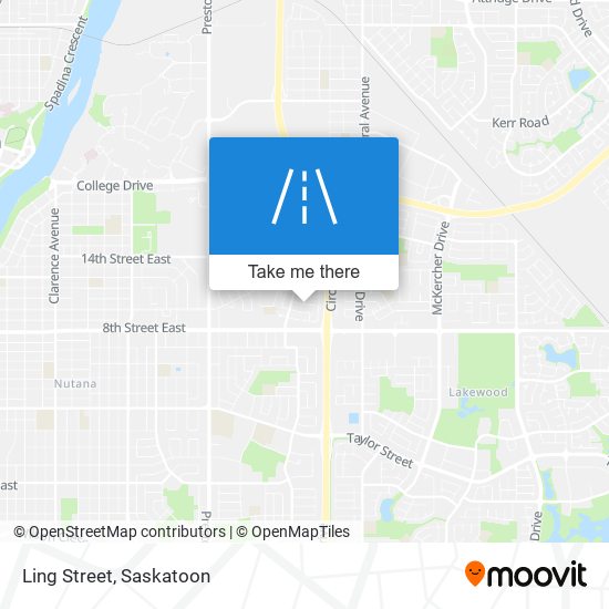 Ling Street map