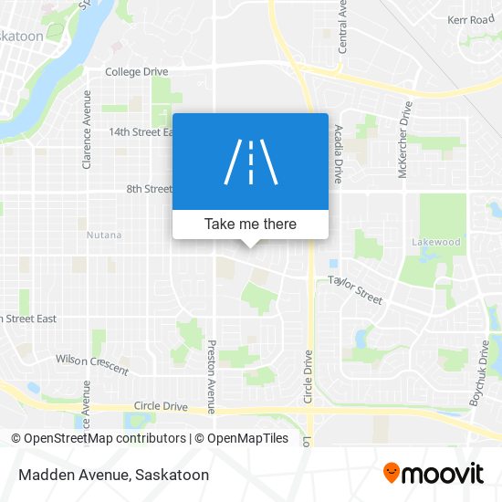 Madden Avenue map