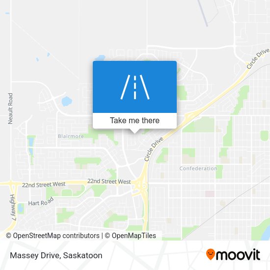 Massey Drive map