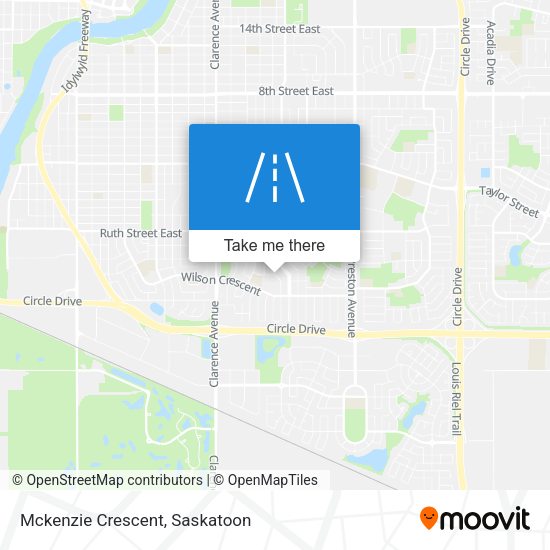 Mckenzie Crescent map