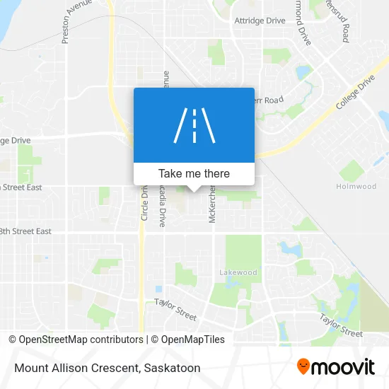 Mount Allison Crescent plan