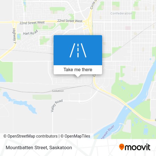 Mountbatten Street map