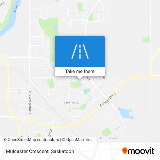 Mulcaster Crescent map