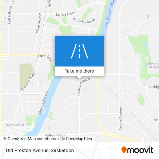 Old Preston Avenue map