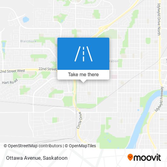 Ottawa Avenue map