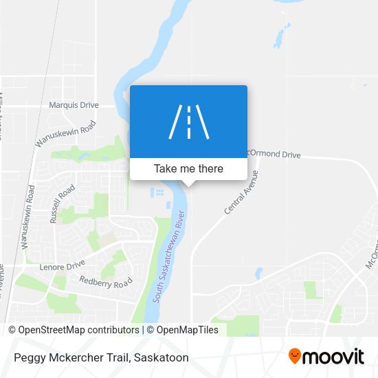 Peggy Mckercher Trail map