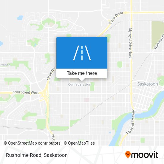 Rusholme Road map