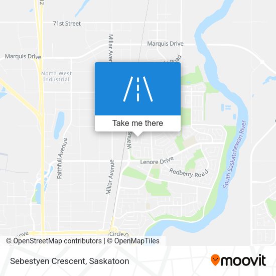 Sebestyen Crescent map