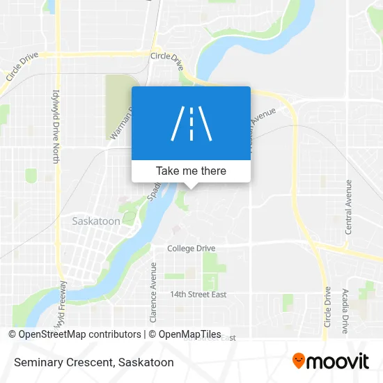 Seminary Crescent map