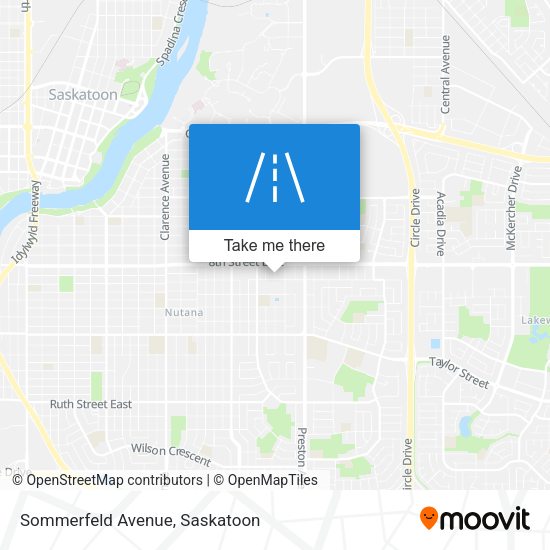 Sommerfeld Avenue map