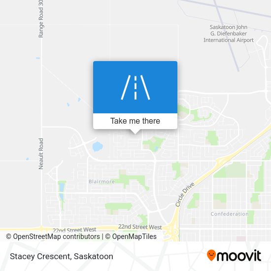 Stacey Crescent map