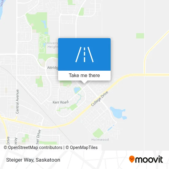 Steiger Way map