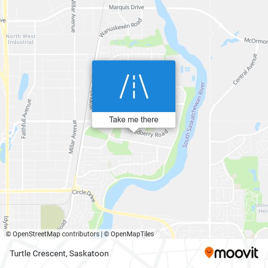 Turtle Crescent map