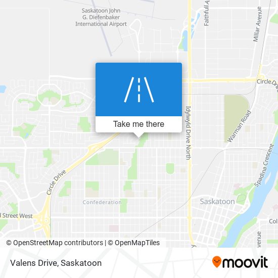 Valens Drive map