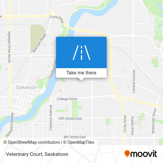 Veterinary Court map