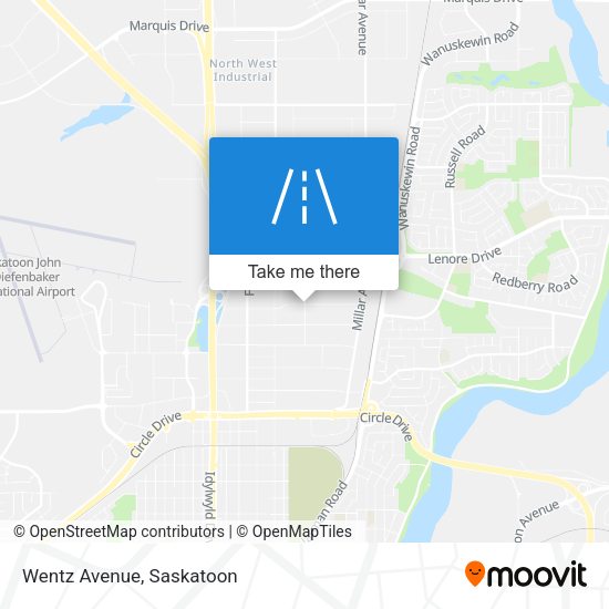 Wentz Avenue map