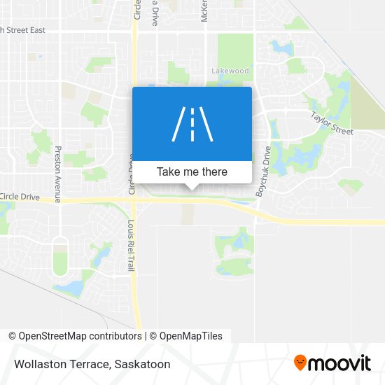 Wollaston Terrace map