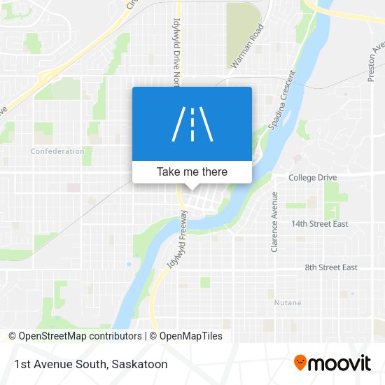 1st Avenue South map