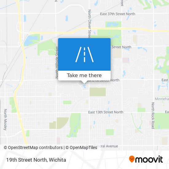 19th Street North map