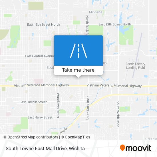 Mapa de South Towne East Mall Drive