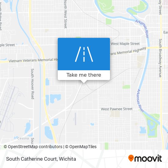 South Catherine Court map