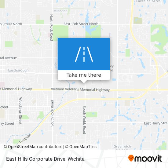 Mapa de East Hills Corporate Drive
