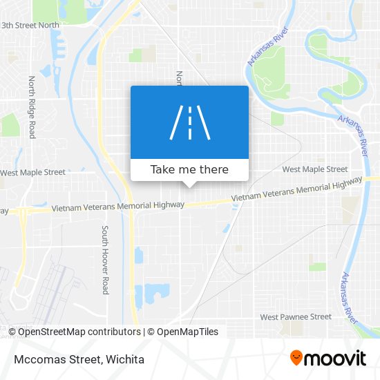 Mccomas Street map