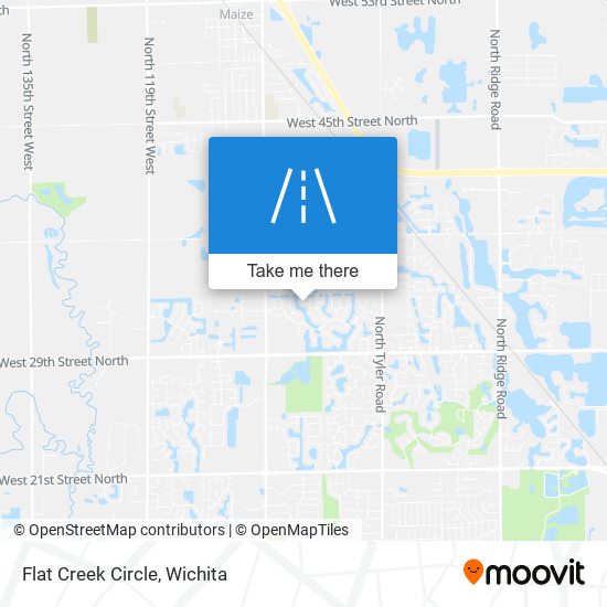 Flat Creek Circle map