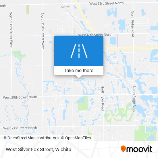 Mapa de West Silver Fox Street