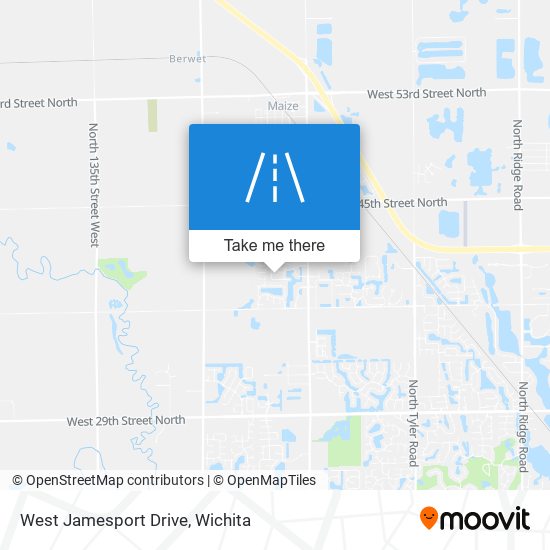 Mapa de West Jamesport Drive